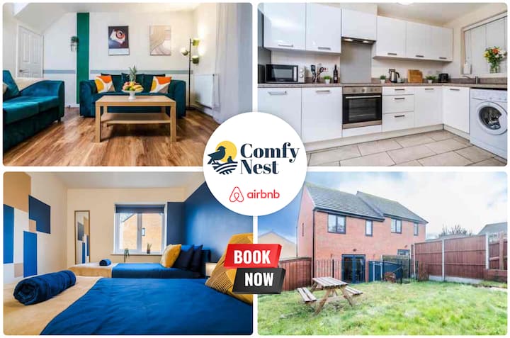 Nottingham Contractor 3br Home Sleeps 5 | Parking - Nottingham