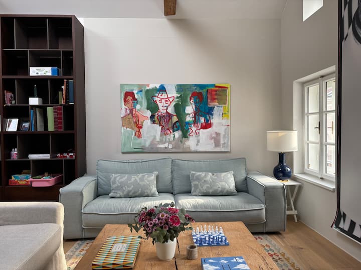 Modern Attic Apartment In Historic Townhouse - Gmunden