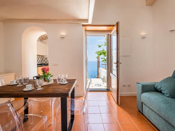 Casa Vista Mare  Giardino E Doccia Esterna - Amalfi