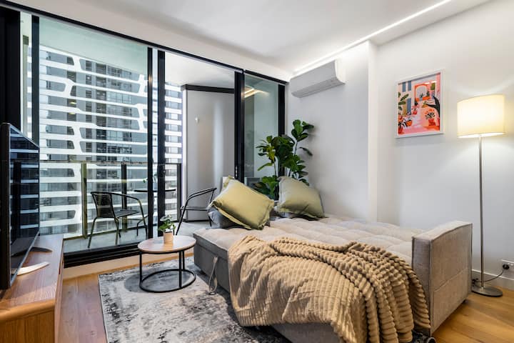 Central 2br Luxury | Pool+gym | Qv Mkt | 6 Guests - ブランズウィック
