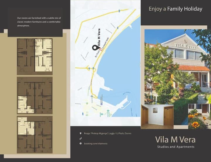 2 Rooms Apartment, Patio, Kitchen At Vila M Vera - Durrës