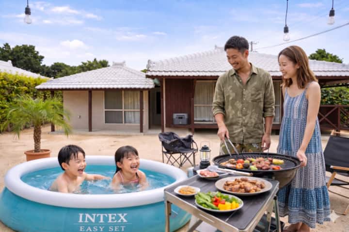 新OPEN!】沖縄古民家（最大7名）ビーチ1分/美ら海水族館14分/ジャン