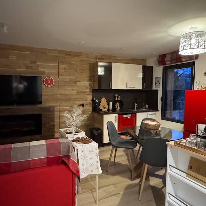 *Le F 39m ² Cosy Pour 2\4 Personnes Neuf -Central - Formiguères
