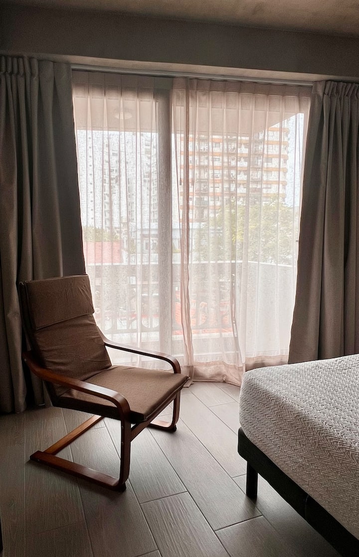 Studio com varanda em Villa Crespo