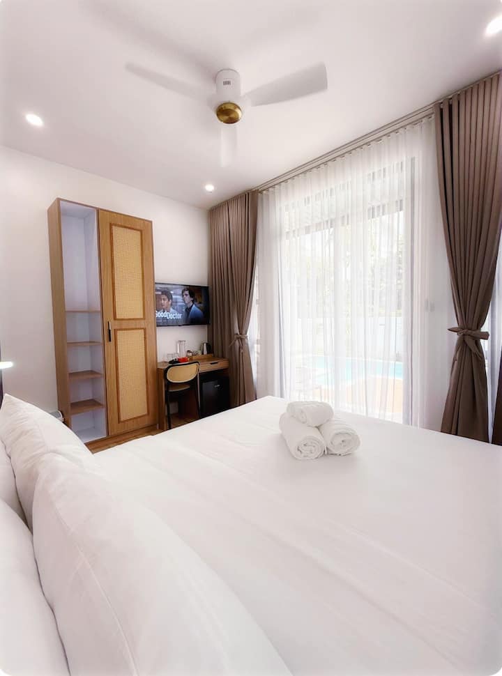 New Quiet Ac Room: Pool, Wifi, Breakfast Incl. - Panglao