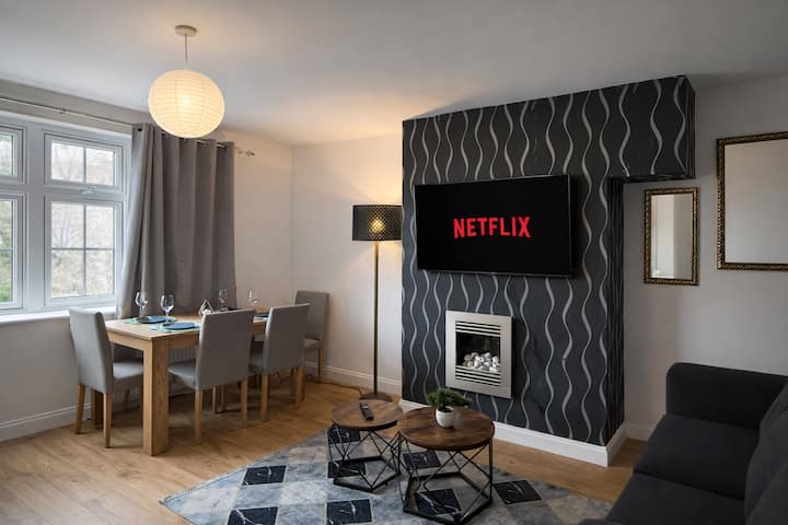 Discounted Modern 3 Br| Bham Hs2| Netflix Parking - Solihull