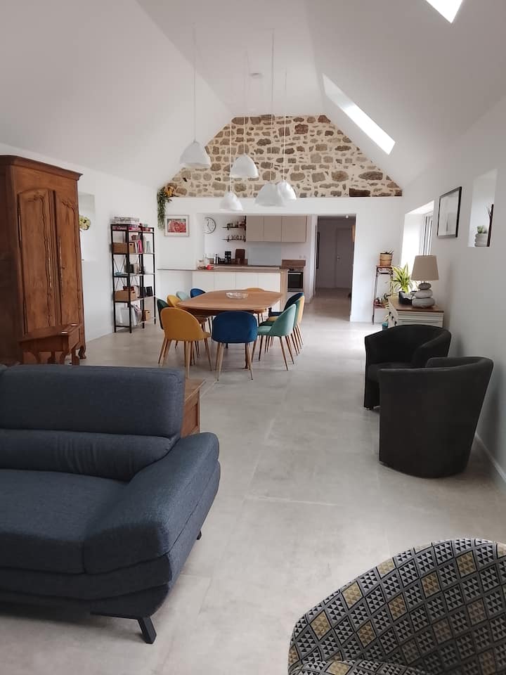 Grande Maison, 2km Des Plages, 11 Pers, Gr34, Pmr - Plouescat