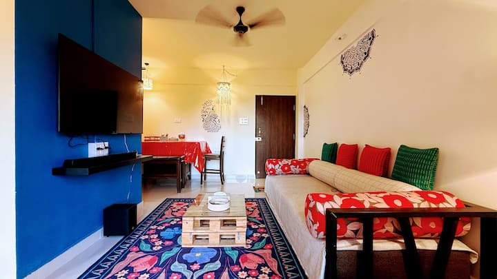 The Terrace · Open-Air 1BHK Near Morbi Dam · Karjat Nature Escape · Raigad - 5