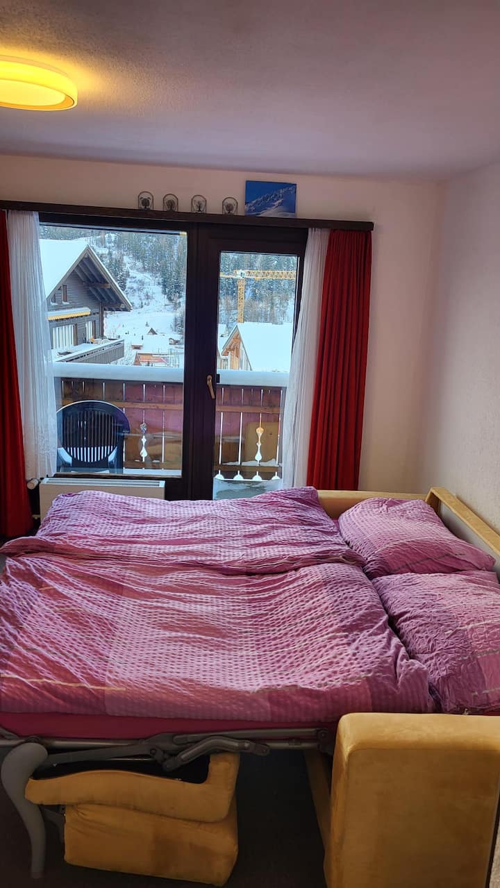 Zentrales Studio An Der Piste Mit Top Aussicht - Saas Fee