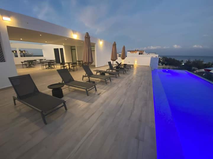King Suite Ocean View @Miramare - Puerto Morelos