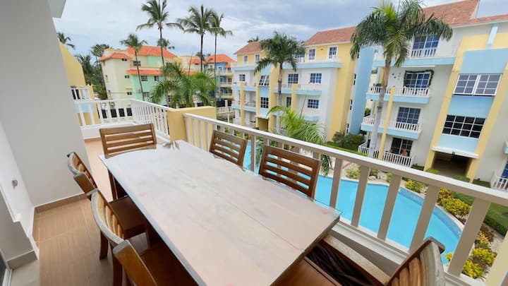 Cozy Penthouse Beach Apt 3 Bed-3 Bath-pool-bbq-ac - Punta Cana