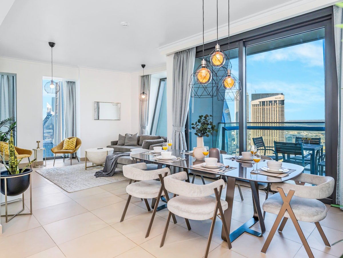 2 Bedroom Furnished Apartment with Burj Khalifa View | 30th Floor, Burj Vista 4