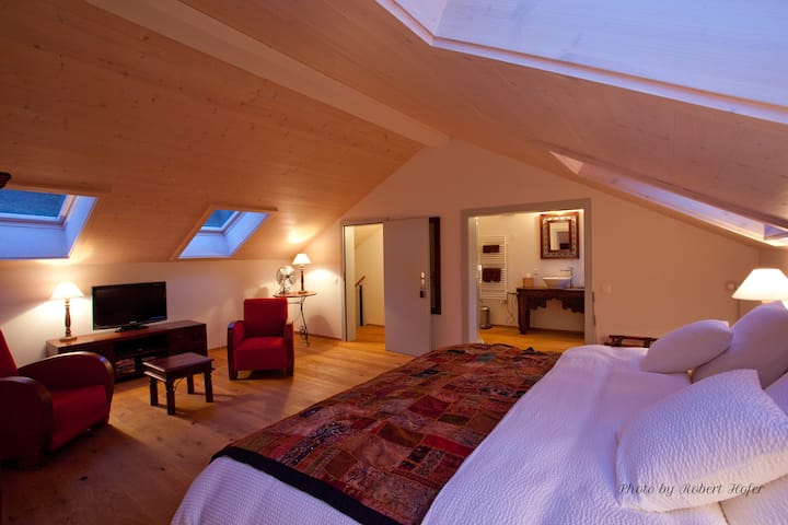 Le Jardin De Kabir - Chambre Sous Le Toit - 