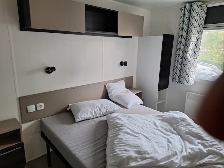 Mobil Home Spacieux 4-6p Sur Camping 4 éToiles - 諾曼第