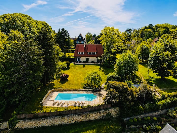 Villa 6 Chambres, Vue Mer, Piscine & Sauna - Deauville