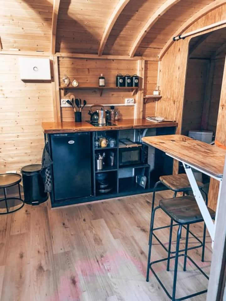 Tiny House Murato - Terrasse Sur Pilotis - Nature - Oletta
