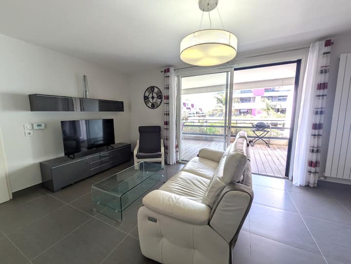 T3 65m2 *Terrasse *Piscine *Plage *Parking - Palavas-les-Flots