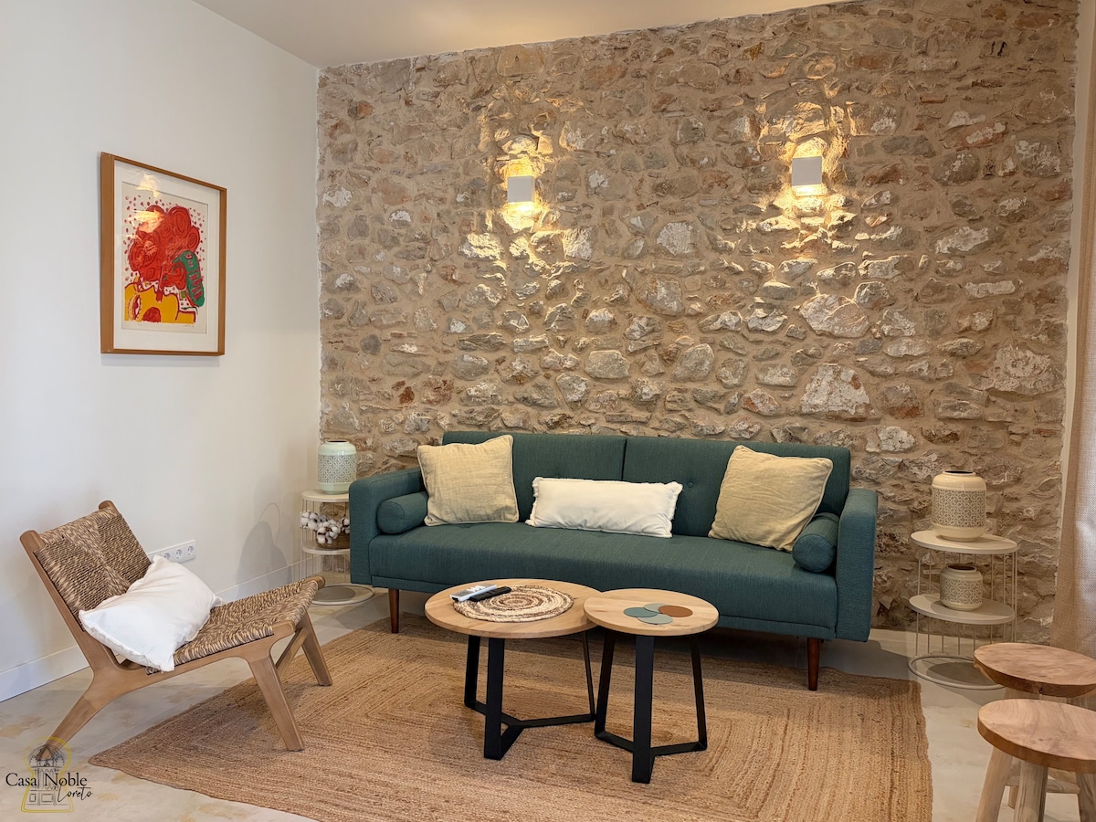 Top Airbnb: The Green House I. Central apartment with patio en Dénia