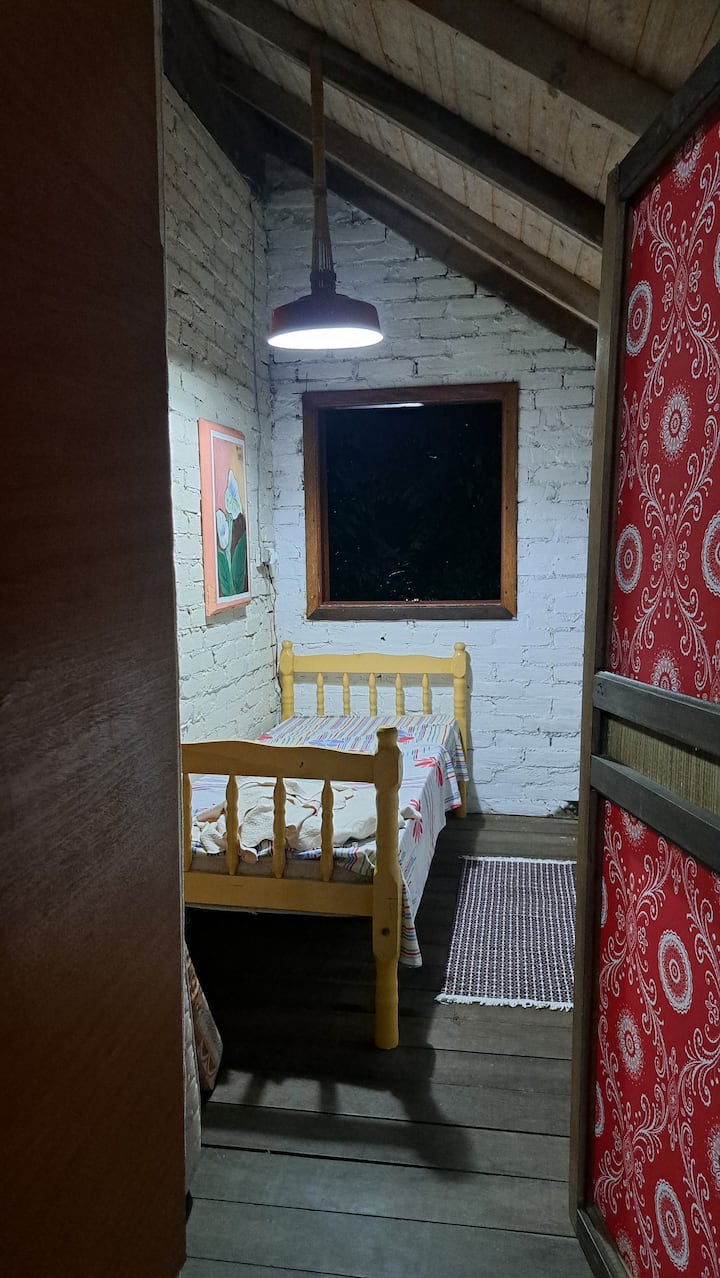 Súkromná jednolôžková spálňa.