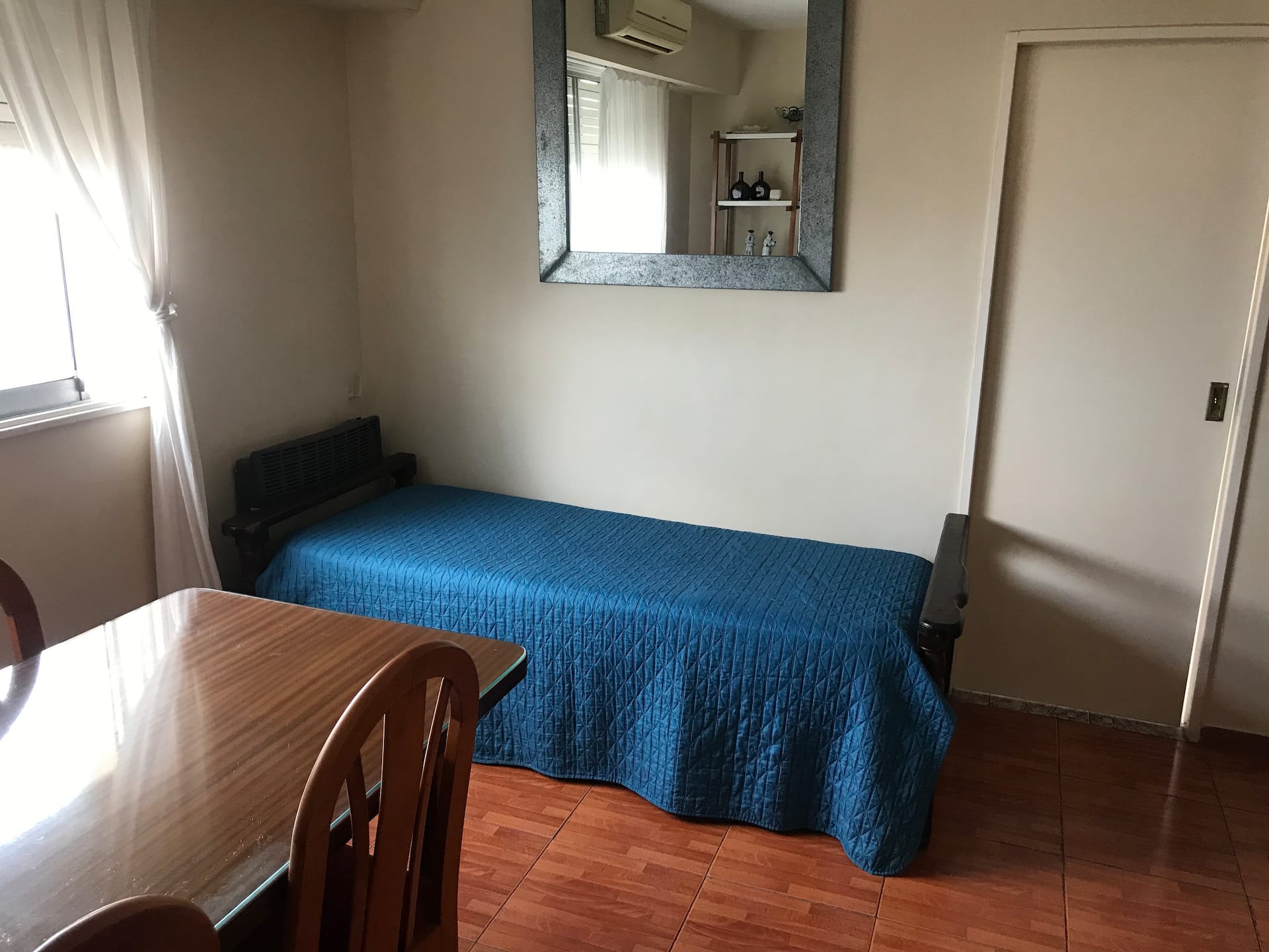 Bed in a school near Palermo