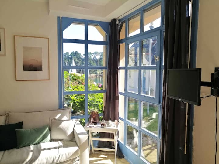 Studio Cosy Vue Mer Et îLe Tristan, Tréboul - Douarnenez