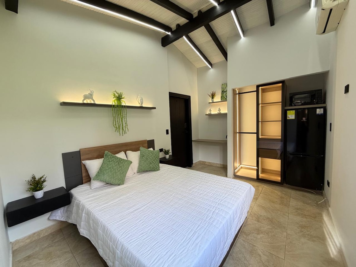 Suite Hotelera deluxe en milla de oro (202)