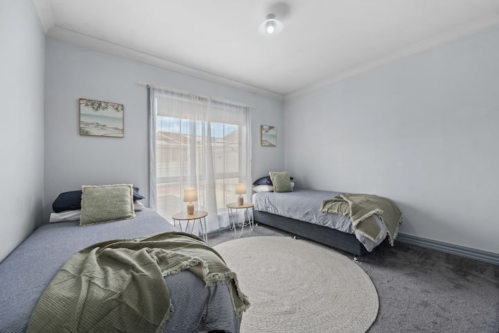 A relaxed twin room ideal for kids, friends or extra guests.