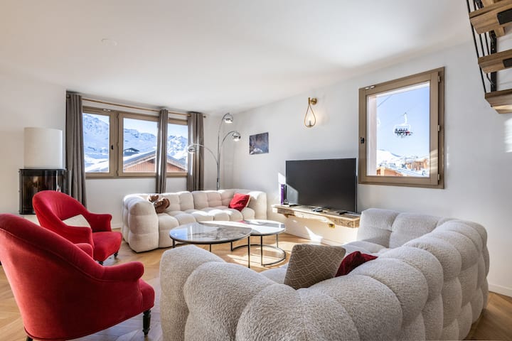 Chalet Alaska 7 - 130 м² - Balcon Parking Ski In - Les Menuires