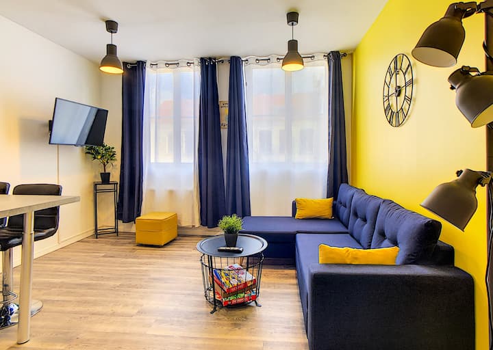 Appartement 1 Chambre - Parking Privé Gratuit - Saint-Omer