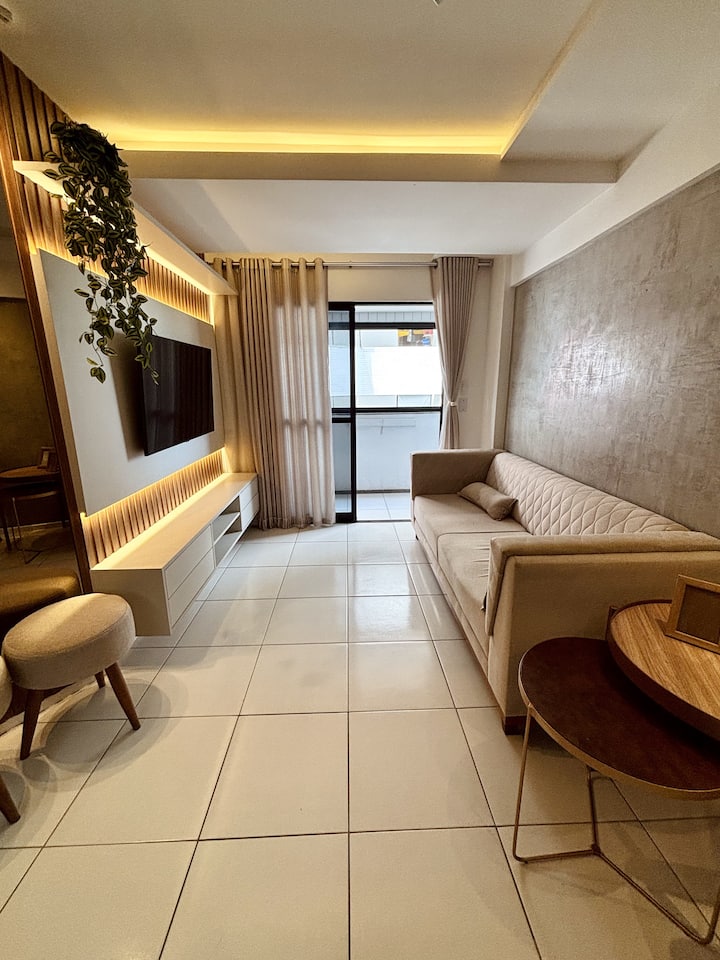 Ap 3/4, 2 Suítes, Garagem, 500m Orla De Atalaia - Aracaju