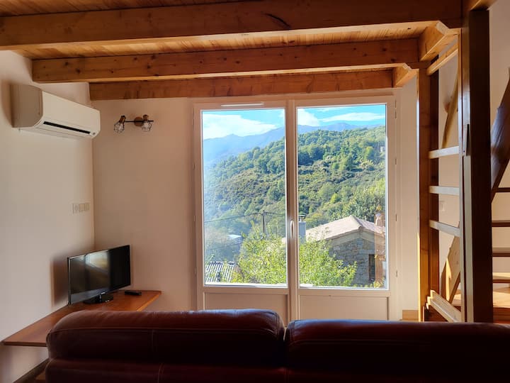 Maison De Village Rénovée - Vue Sur La Vallée - Bastelica