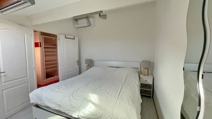T2 Mezzanine Climatisé - Résidence Avec Piscine - Plage de la Capte