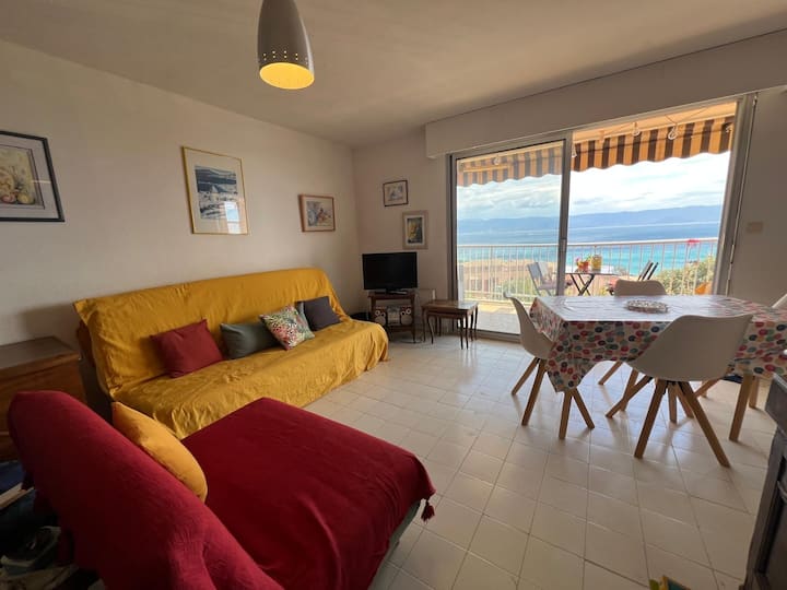 Chez Livie: T2 Vue Mer à Deux Pas De La Plage. - Ajaccio