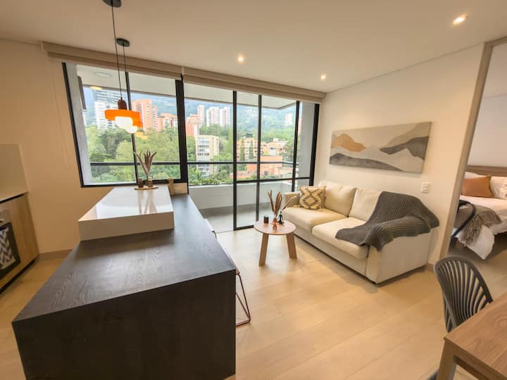 Apto Nuevo Piso 12 | Vista Panorámica | El Poblado - Medellín