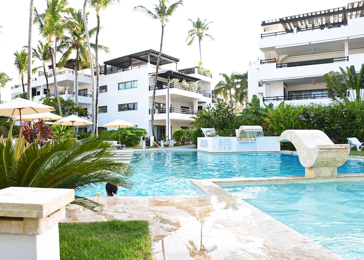 3br Garden Oasis @ Aligio: Steps From The Beach - Las Terrenas
