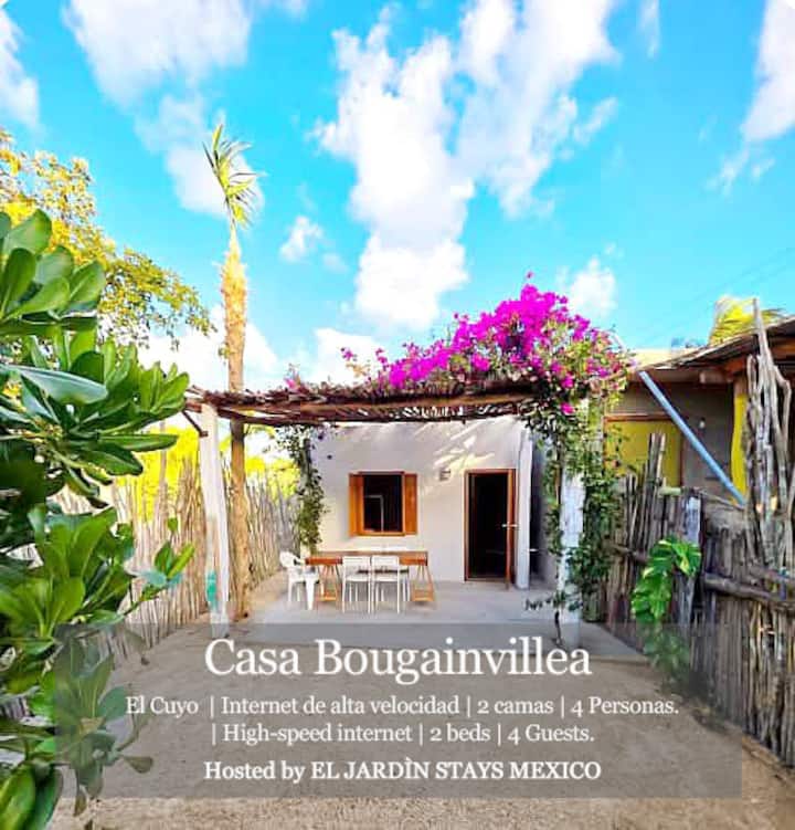 Casa Bougainvillea | Steps From The Beach & La Ria - El Cuyo