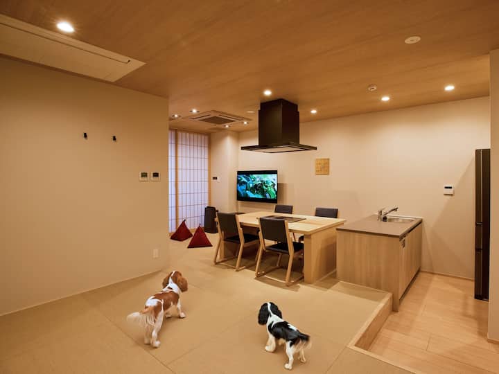 Pet Ok / Private Hot Spring / Terrace / 4 Futons - 蘆原市