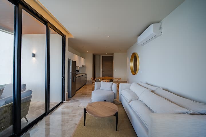 Departamento Beachfront Con Acceso A La Playa - Puerto Morelos