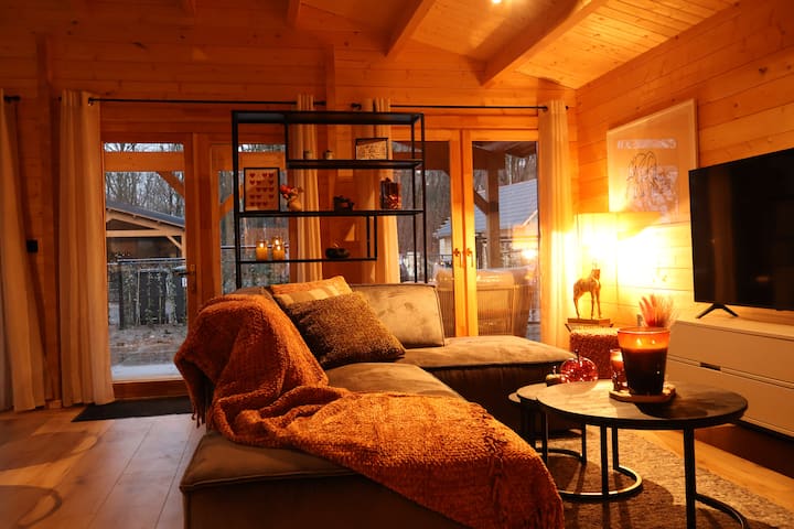 Luxe Houten Wellness Boshuisje Met Sauna - Amora - Weert
