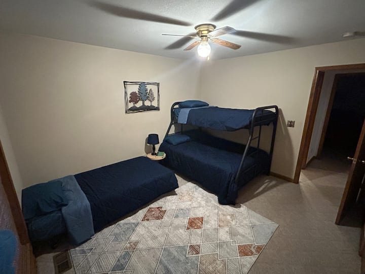 Dormitorio 3, con capacidad para hasta 4 personas.