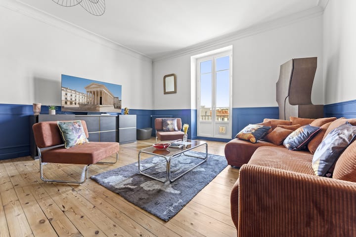 L'ecrin De Jade T3 Balcons • 5min Gare & Arènes - 님