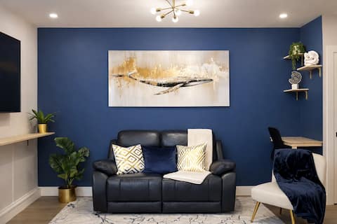 Top Airbnb: Ocean-Inspired Art Suite in Langford