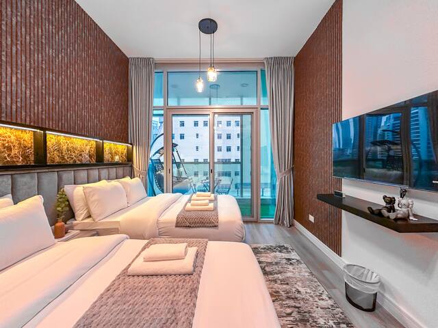 Marina Elegance: Walk to JBR Beach & Ain Dubai — foto 7