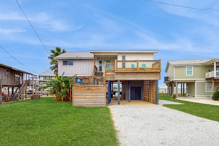 3br Gulf-front Home With Covered Patio - Dauphin Island