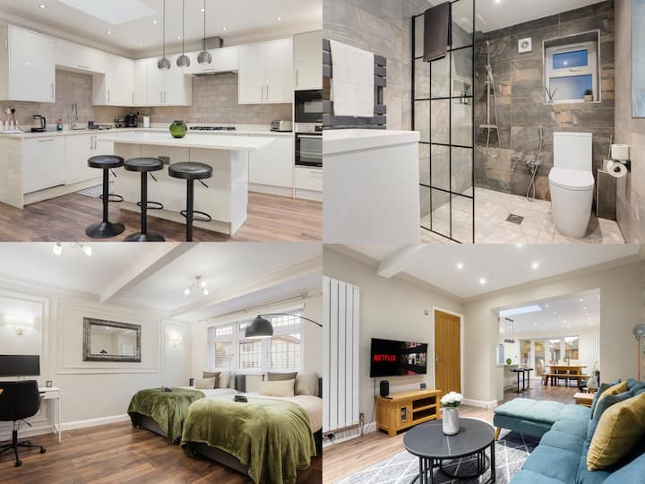 Free Parking | Spacious & Modern 4 Bed House - Romford