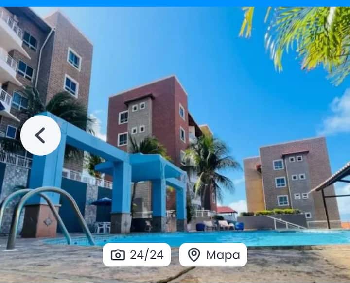 Apartamento Todo Mobiliado No Porto Das Dunas. - Aquiraz