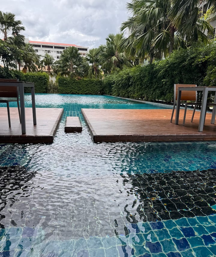 Pool View | 50m - Mrt Station | 300 Mbps | Malls - Tailandia