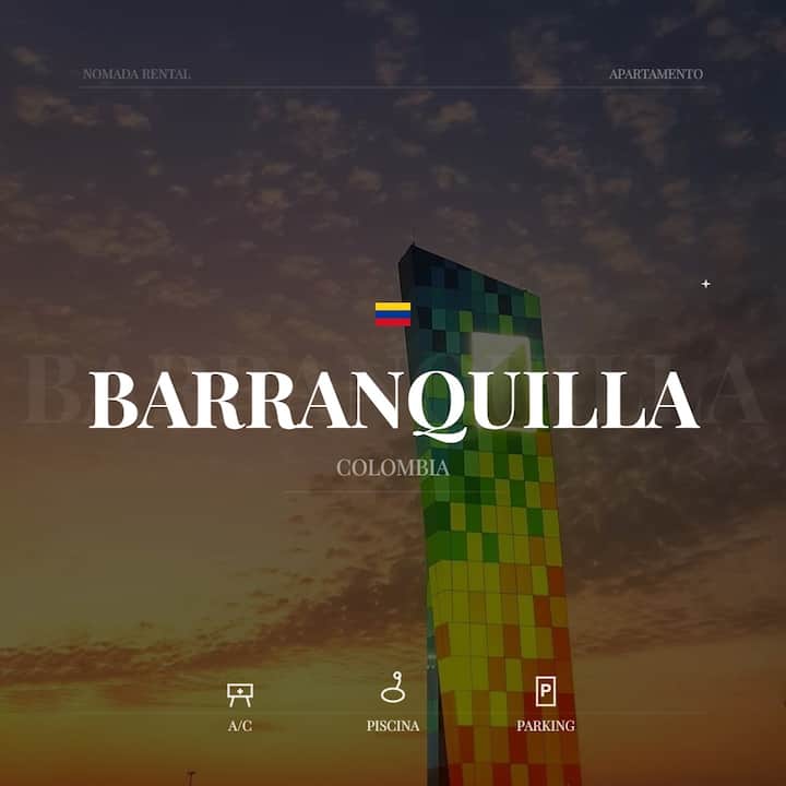 Nice Apt+pool+wifi+laundry+tv+parking@barranquilla - Barranquilla