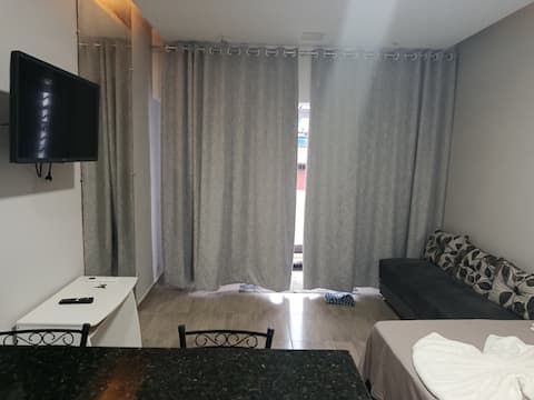 Top performing Airbnb: Very comfortable, fully equipped studio with air-conditioning in Contagem