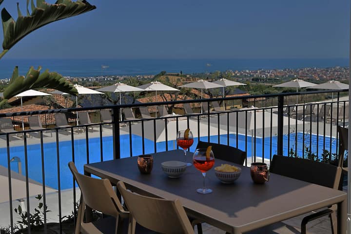 Appartamento Vista Mare Con Balcone - Parco Valle - Alba Adriatica